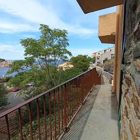 5hc61 - T3 Superbe Vue Avec Piscine Appartement Collioure