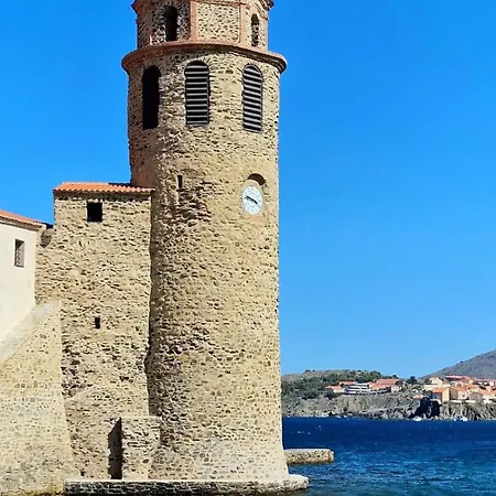 5hc61 - T3 Superbe Vue Avec Piscine * Collioure