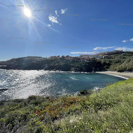 5hc61 - T3 Superbe Vue Avec Piscine * Collioure
